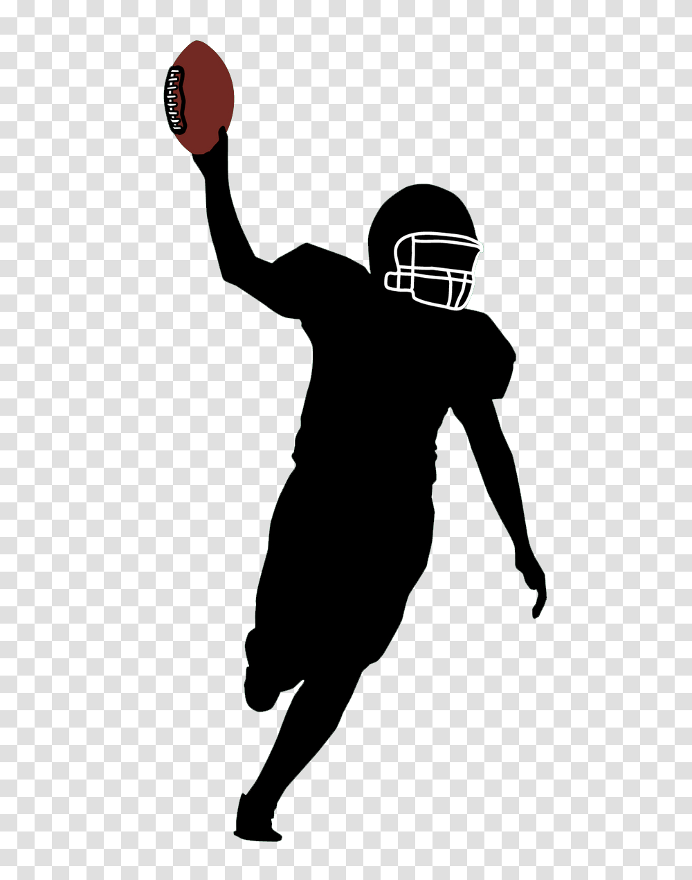 Noble Nfl Football Player Silhouette Free Download, American Football, Team Sport, Person, People Transparent Png