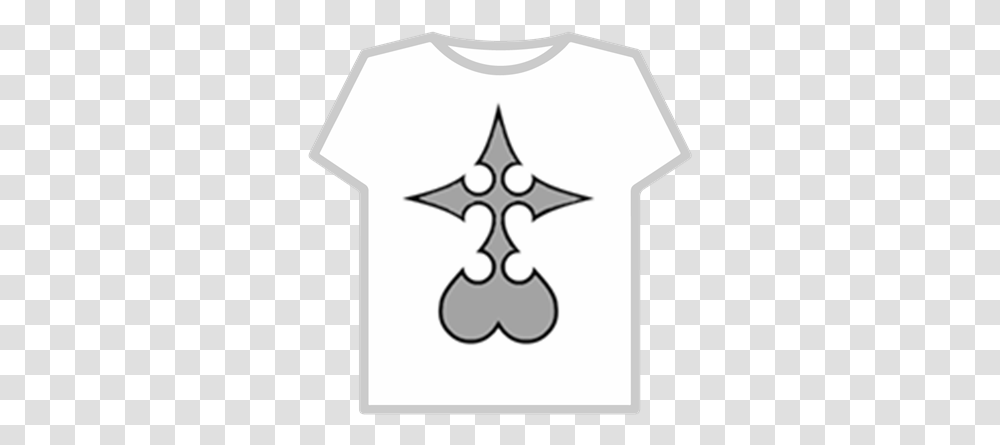 Nobody Logo Kingdom Hearts 2 Roblox Nobody Symbol, Cross, Stencil Transparent Png