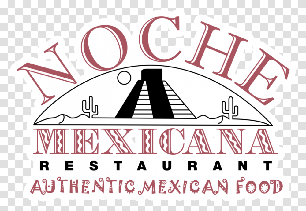 Noche Mexicana Online Ordering Logo Stroke, Label, Number Transparent Png