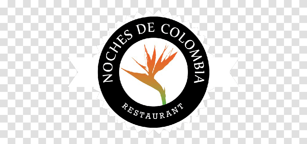 Noches De Colombia Restaurant Label, Text, Logo, Symbol, Trademark Transparent Png