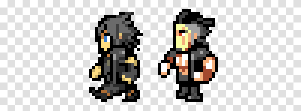 Noctis And Gladio Pixel Art Maker, Rug, Urban, Building Transparent Png