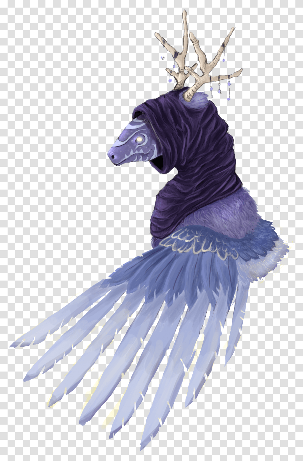 Noctis Goddess Of Dark Illustration, Bird, Animal, Jay, Blue Jay Transparent Png