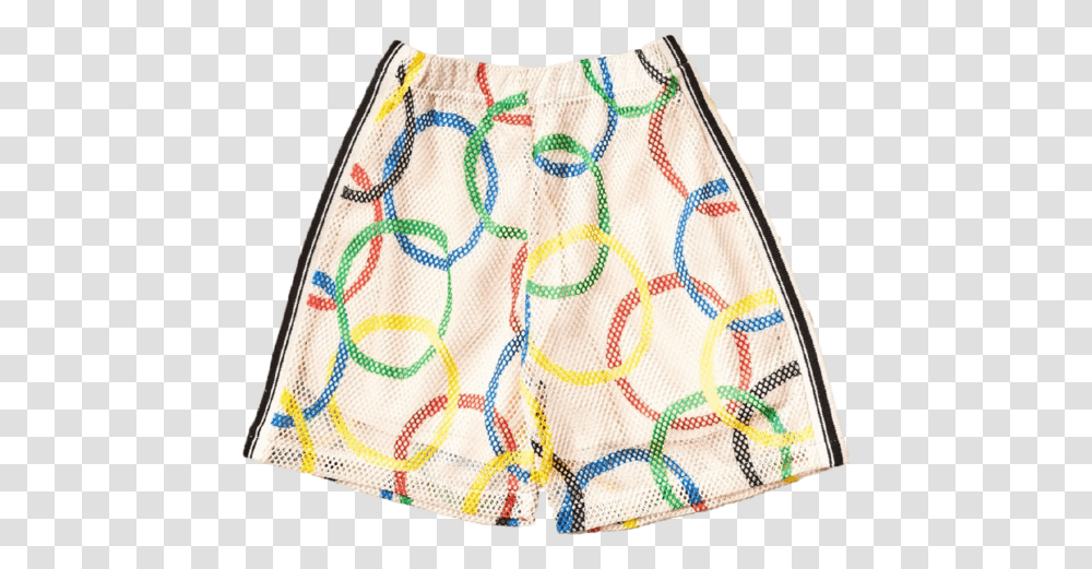 Noe And Zoe Olympic Ring Print Boys Shorts Miniskirt, Apparel, Rug, Lampshade Transparent Png