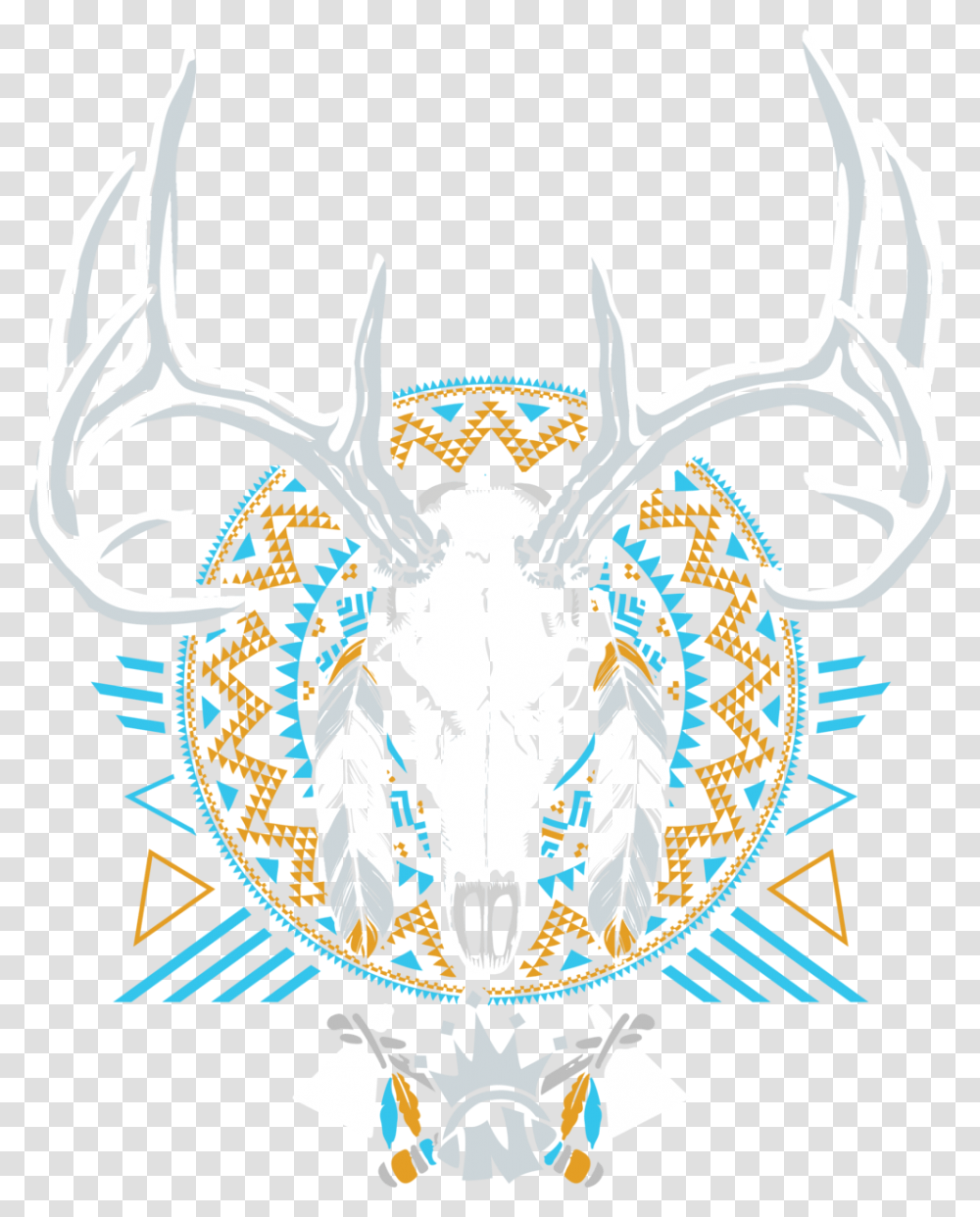 Noize Deer Skull Emblem, Antler Transparent Png