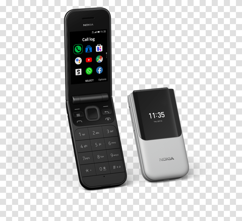 Nokia 2720 Flip Black, Phone, Electronics, Mobile Phone, Cell Phone Transparent Png