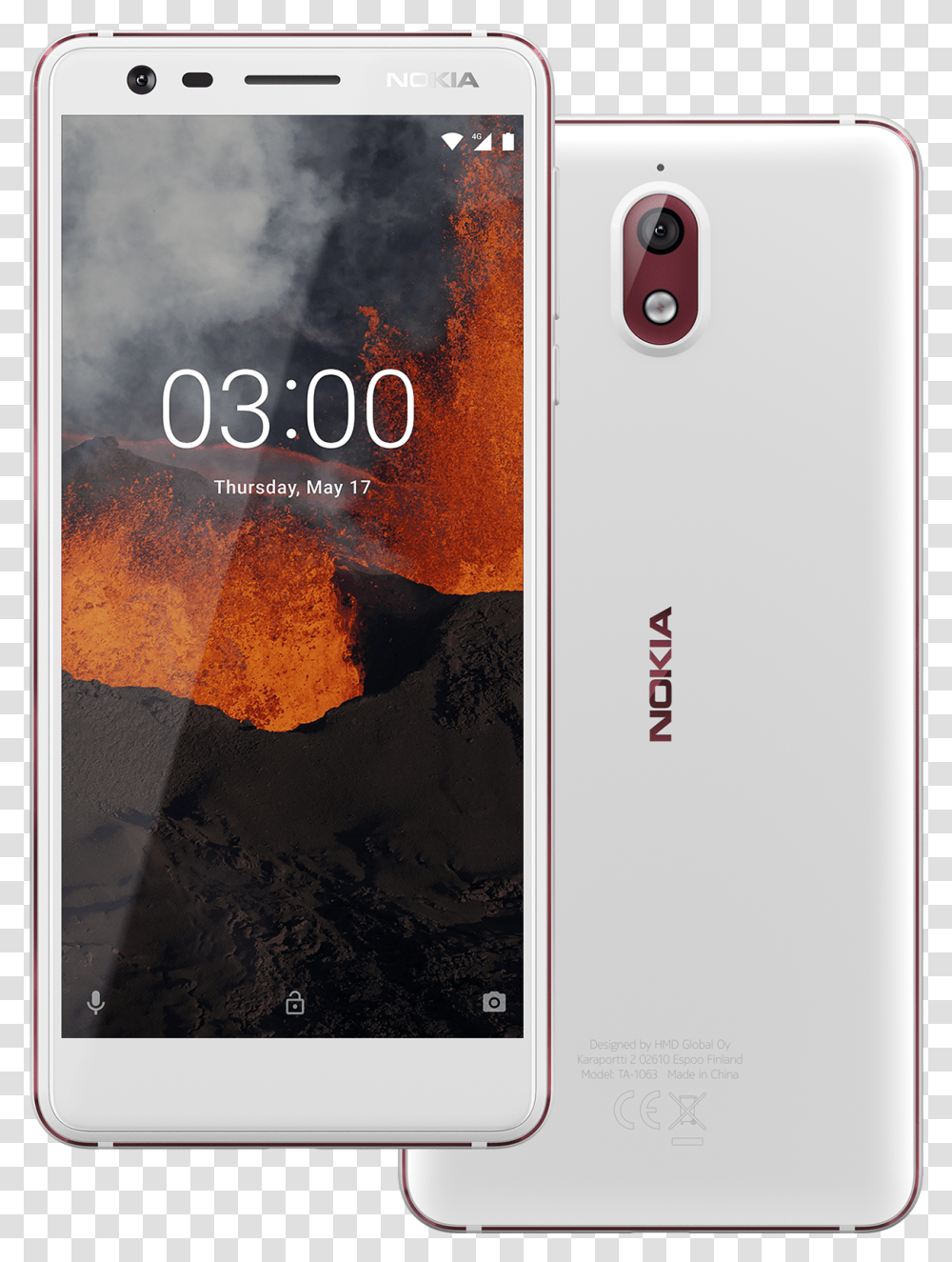 Nokia 3.1 Android One, Mobile Phone, Electronics, Cell Phone, Mountain Transparent Png