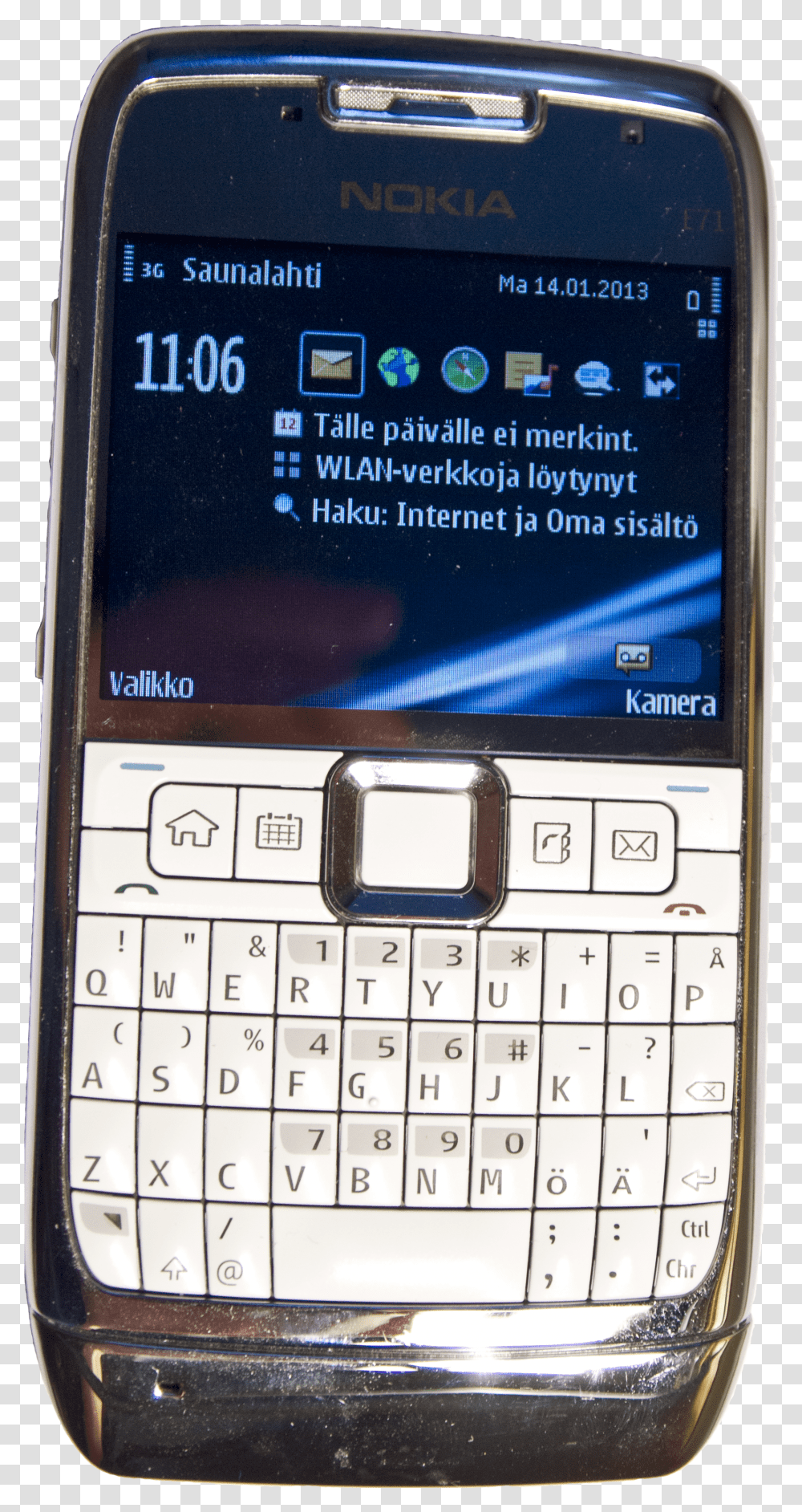 Nokia E71 Phone Nokia E71 Dual Sim 2013 Transparent Png