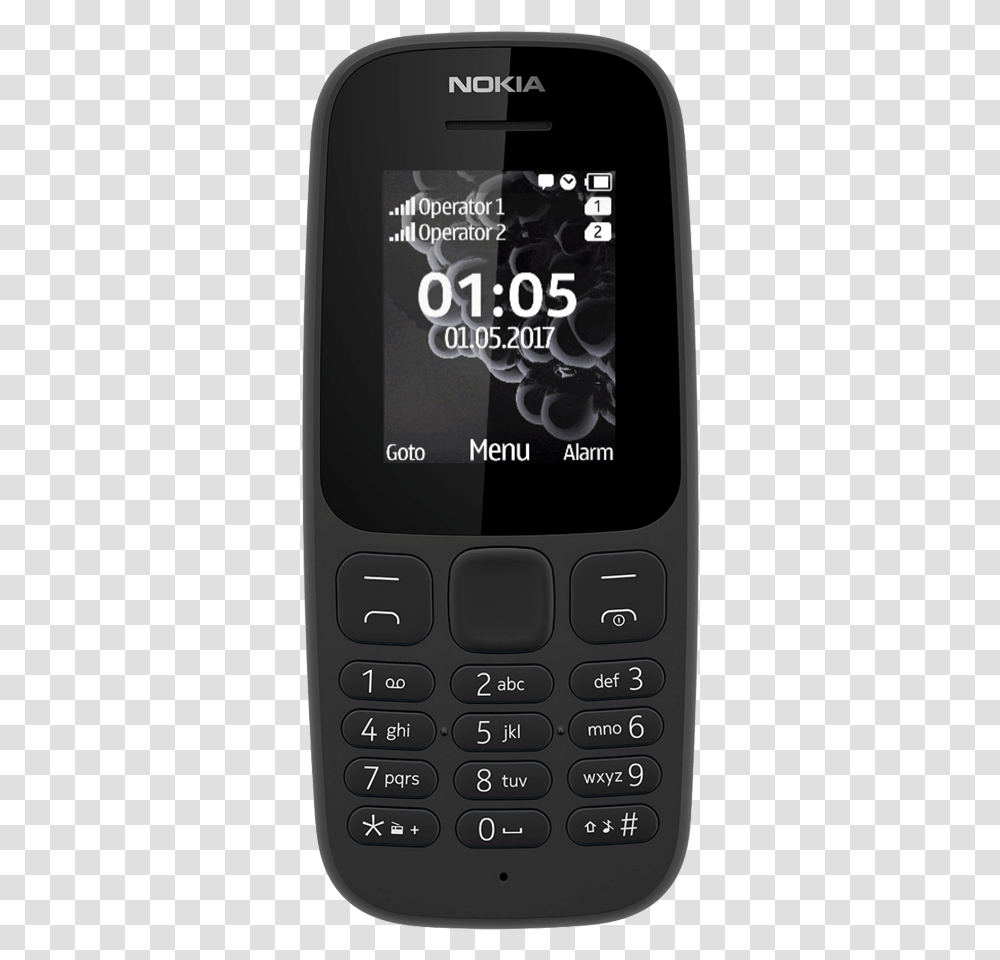 Nokia Nokia 105 2 Sim, Mobile Phone, Electronics, Cell Phone, Iphone Transparent Png