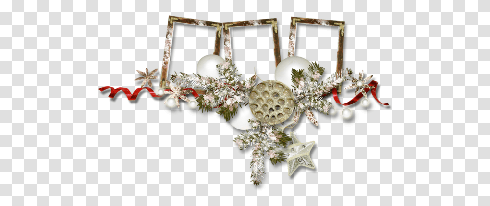 Nol Cadre Cluster Christmas Frame Holidays Christmas Ornament, Chandelier, Lamp, Tree, Plant Transparent Png