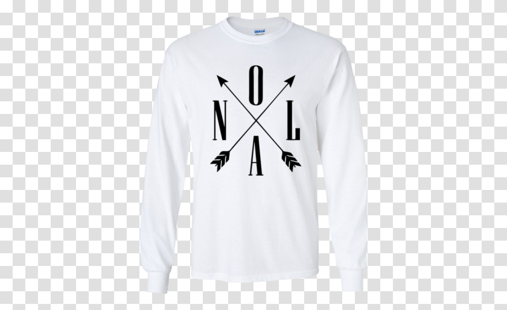 Nola Arrows, Long Sleeve, Apparel, Sweatshirt Transparent Png