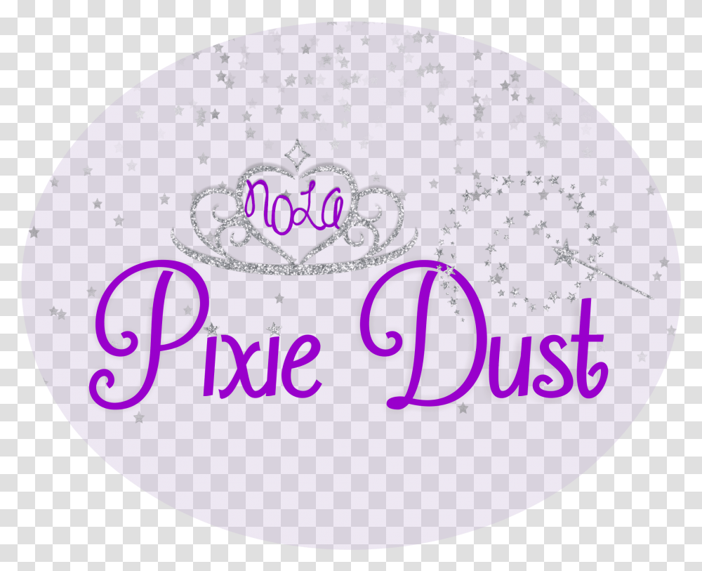 Nola Pixie Dust Circle, Logo, Symbol, Label, Text Transparent Png