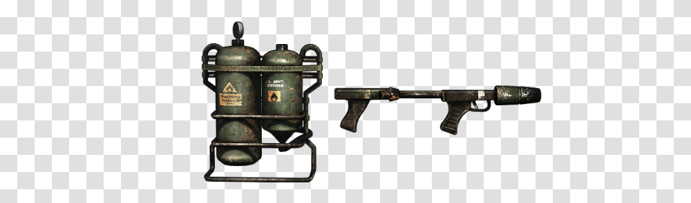 Nomad Creating A Flamethrower Nextgennathan, Weapon, Weaponry, Grenade, Bomb Transparent Png