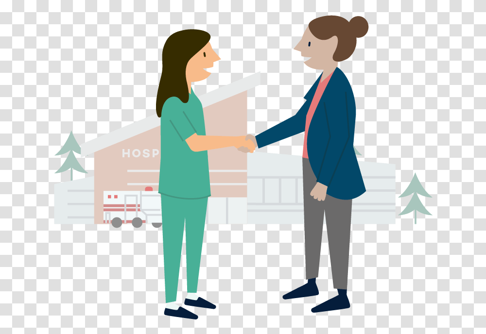 Nomad Health Launches Freelance Nursing Marketplace Nomad Health, Person, Human, Standing, Package Delivery Transparent Png