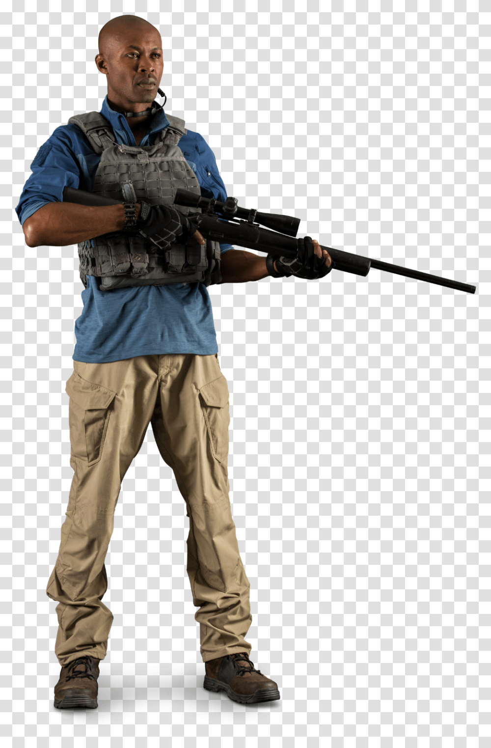 Nomad Profile View Nomad Ghost Recon Wildlands, Person, Human, Gun, Weapon Transparent Png