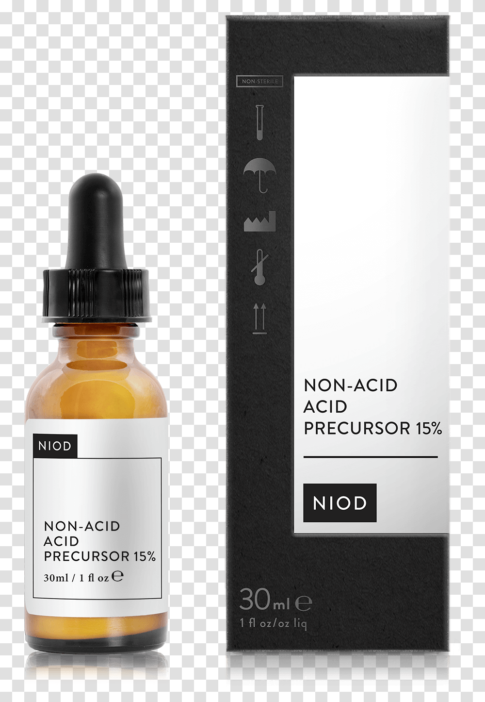 Non Acid Acid Precursor 15 Niod Modulating Glucosides Review, Bottle, Cosmetics, Perfume, Sunscreen Transparent Png