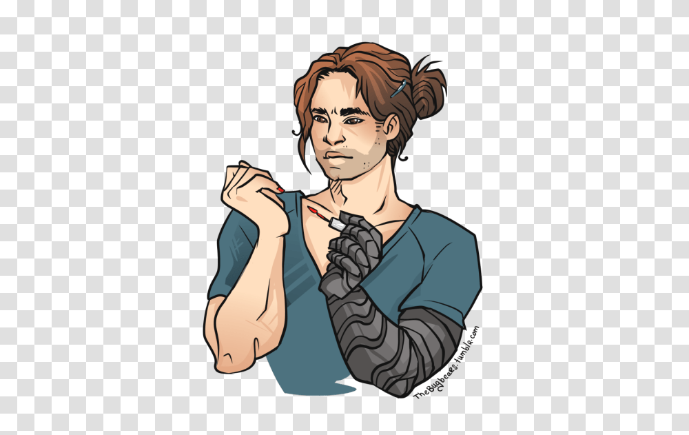 Non Binary Bucky Tumblr, Arm, Person, Face, Hand Transparent Png