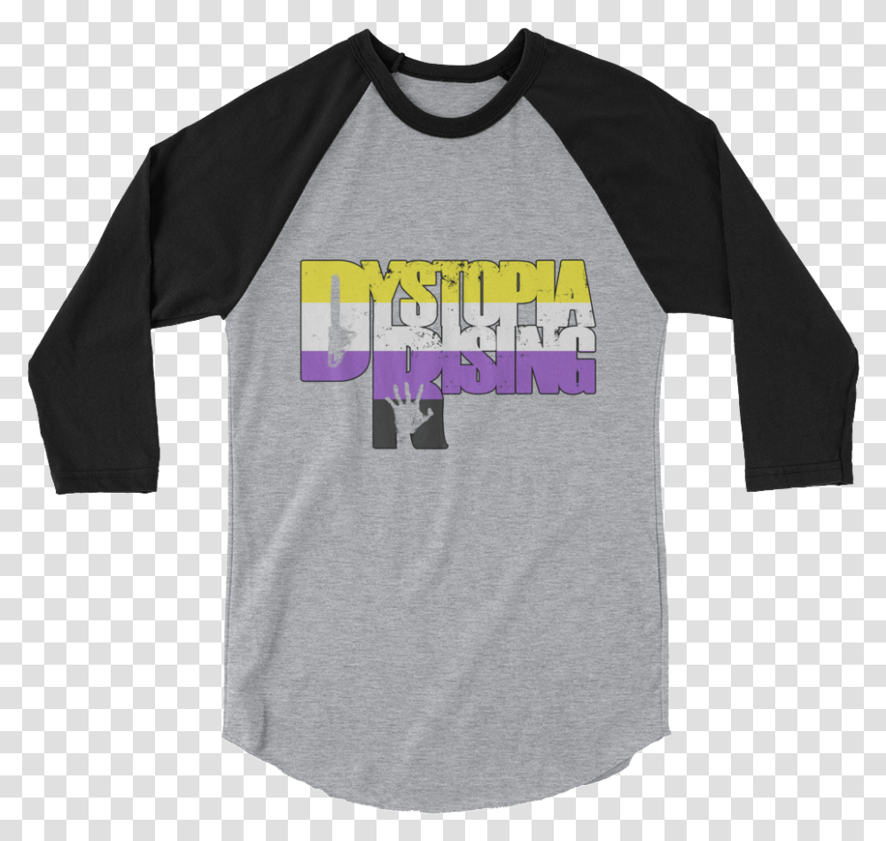 Non Binary Dr Pride Mockup Heather Greyblack D Generation X 2018 Shirt, Apparel, Sleeve, Long Sleeve Transparent Png