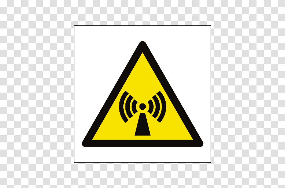 Non Ionizing Radiation Hazard Symbol Label Safety, Sign, Road Sign, Triangle Transparent Png