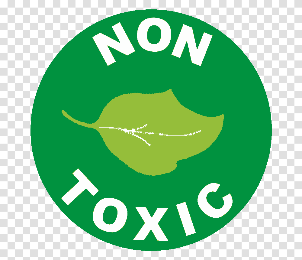 Non Toxic Symbol Logo, Text, Plant, Animal, Recycling Symbol Transparent Png