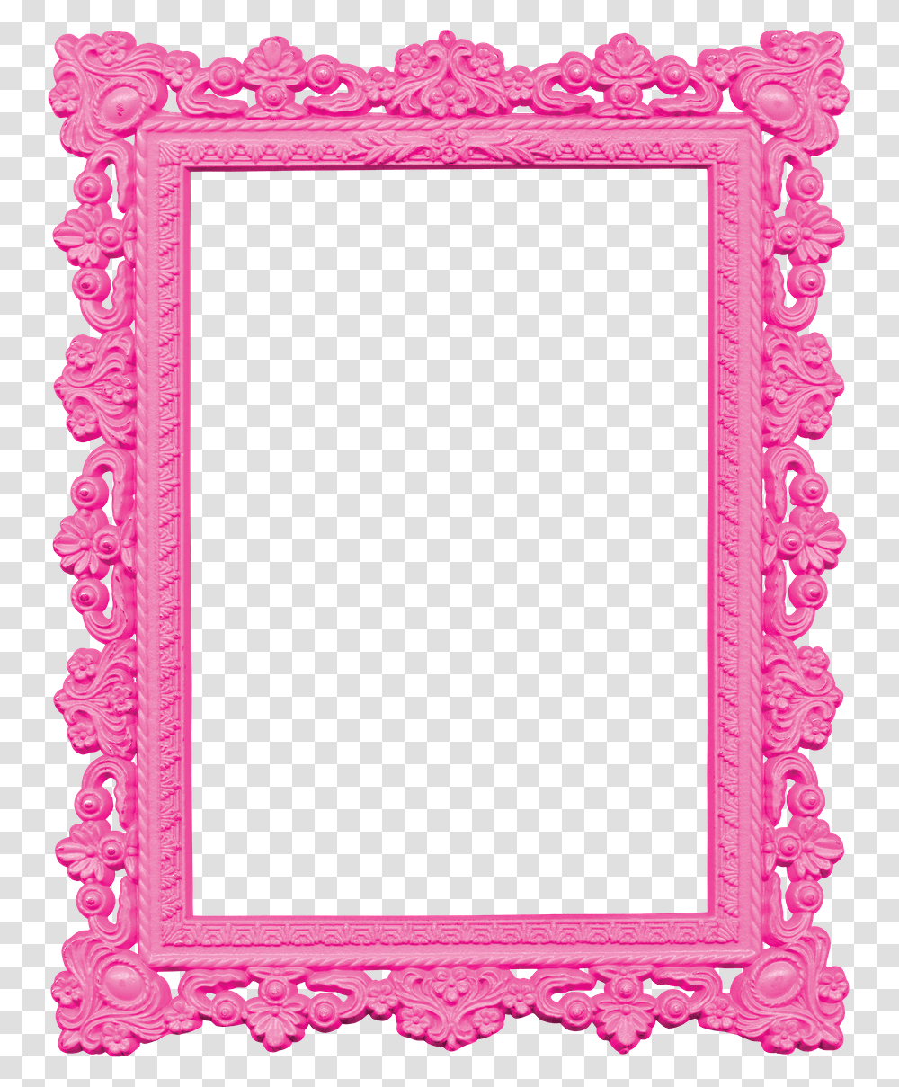 None Clipart Pink Frame Baby, Rug, Photo Booth Transparent Png