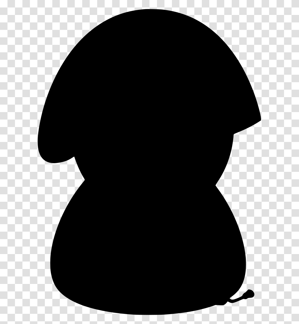 None Head Profile Vector Silhouette, Gray, World Of Warcraft Transparent Png