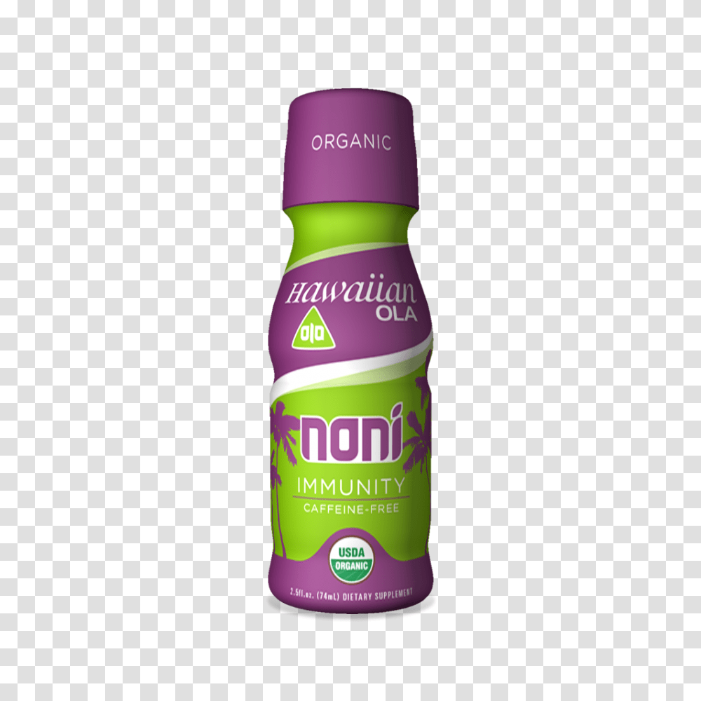 Noni Immunity Juice Shot Hawaiian Ola, Bottle, Shampoo, Lotion, Ketchup Transparent Png