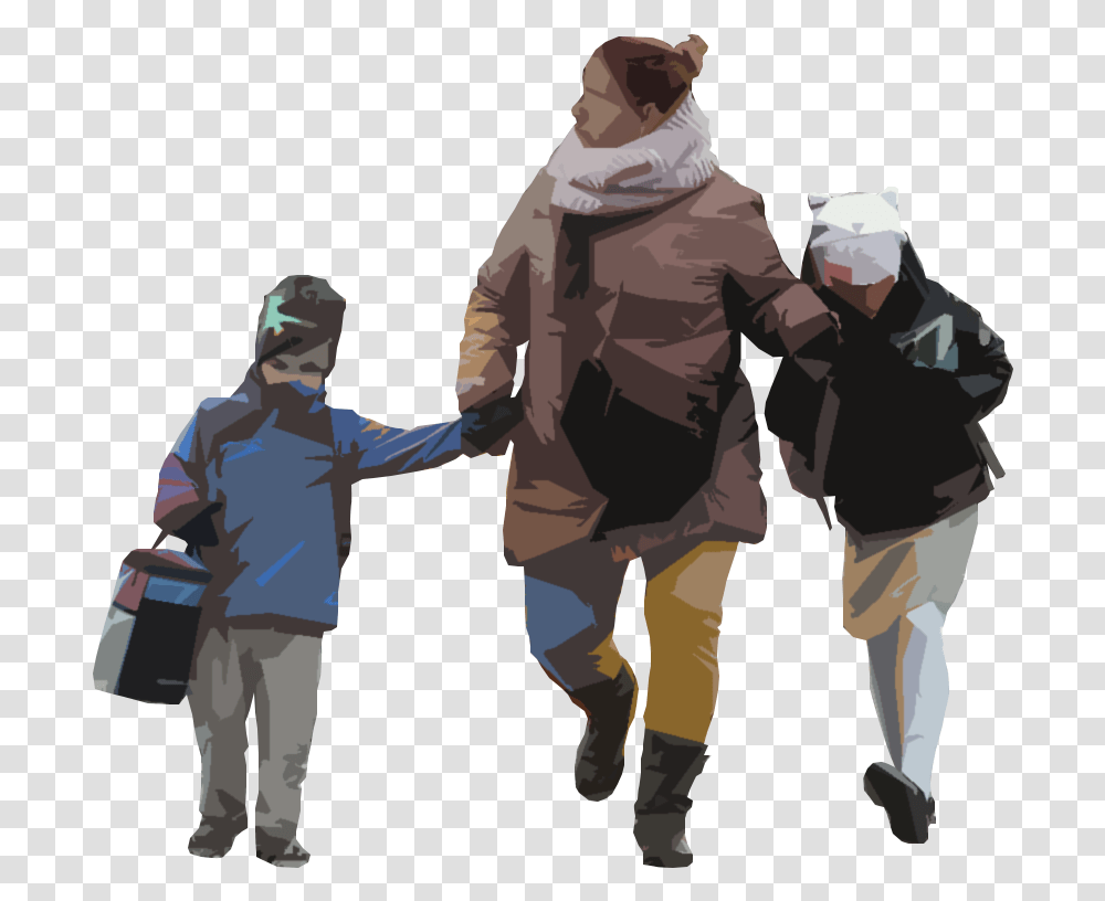 Nonscandinavia Winter Cut Out People, Person, Clothing, Sleeve, Hand Transparent Png