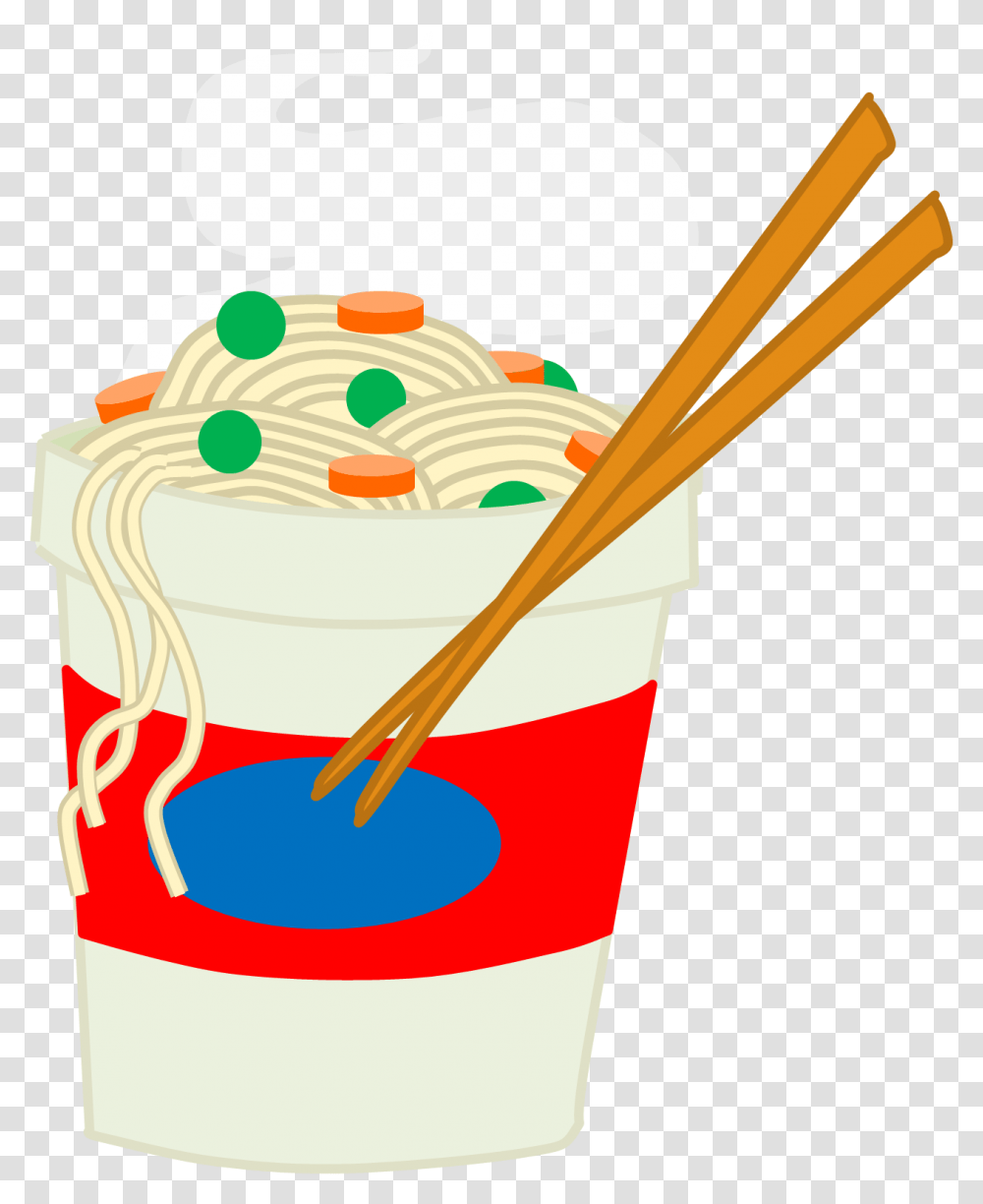 Noodles Clipart Ramen Noodle Cartoon Ramen Noodles, Cream, Dessert, Food, Beverage Transparent Png