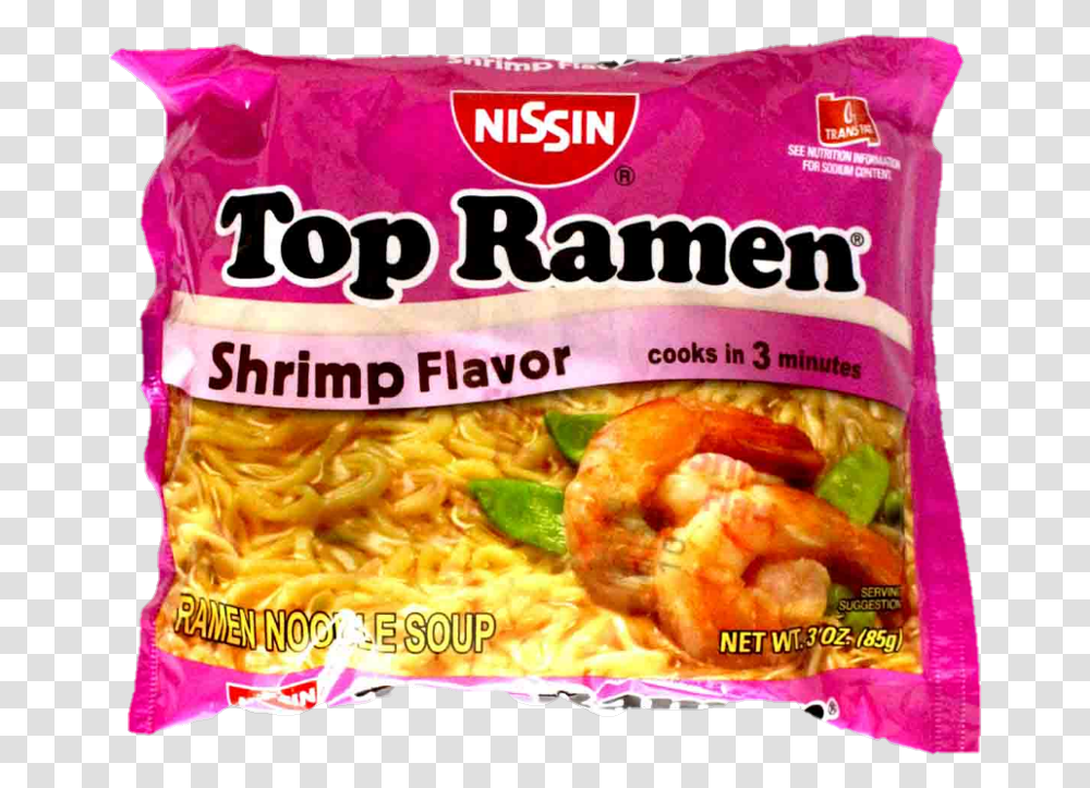 Noodles Topramen Ramen Seafood Shrimp Food Snacks Edibl Top Ramen Noodles, Pasta, Plant, Vermicelli Transparent Png