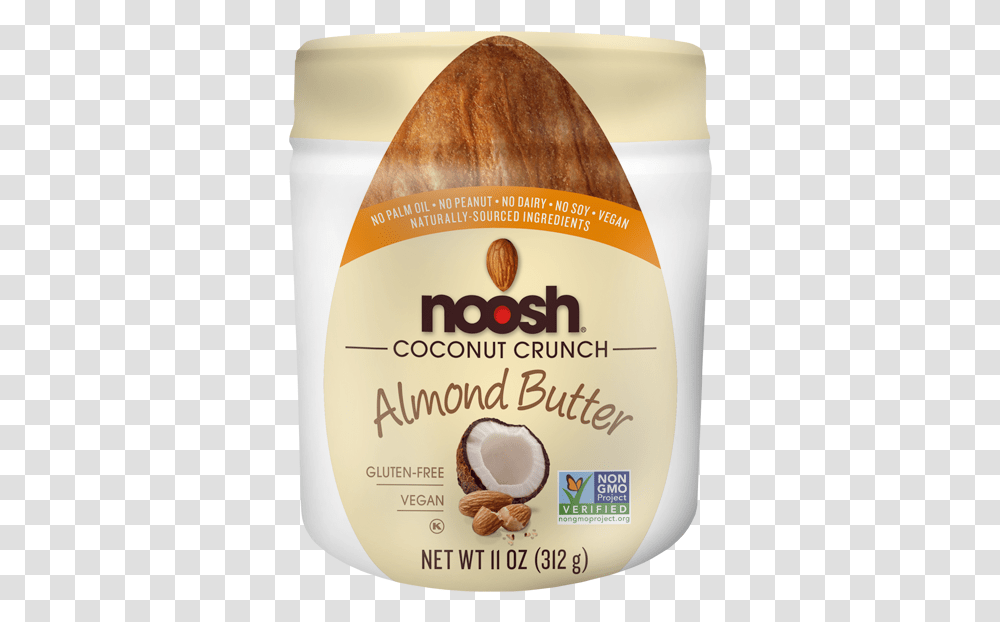 Noosh Coconut Crunch Almond Butter Non Gmo Project, Plant, Food, Vegetable, Beer Transparent Png