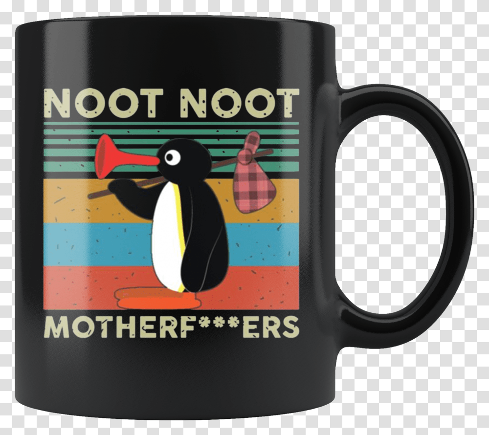 Noot Noot Motherf Ers Shirt, Coffee Cup, Penguin, Bird, Animal Transparent Png