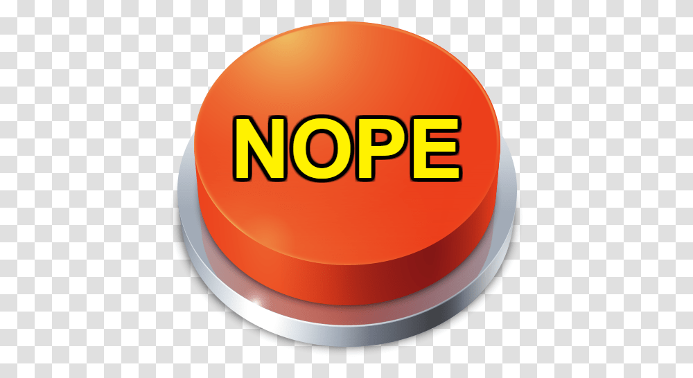 Nope Button - Apps Red Nope Button, Cosmetics, Face Makeup, Text Transparent Png