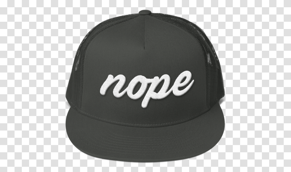 Nope Hat Baseball Cap, Clothing, Apparel Transparent Png