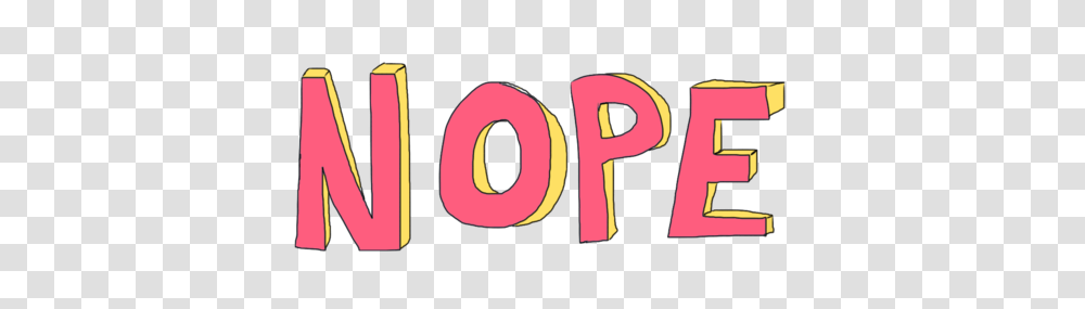 Nope, Number, Alphabet Transparent Png