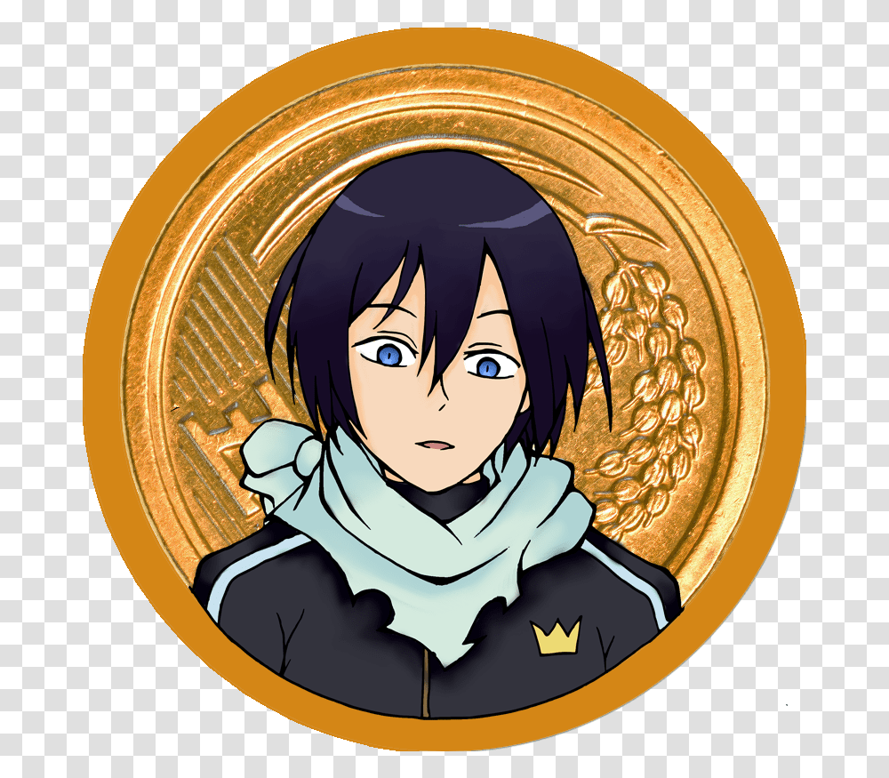 Noragami Anime Badges Spotlight Flamenco Online Store Badge Anime, Gold, Person, Human, Book Transparent Png