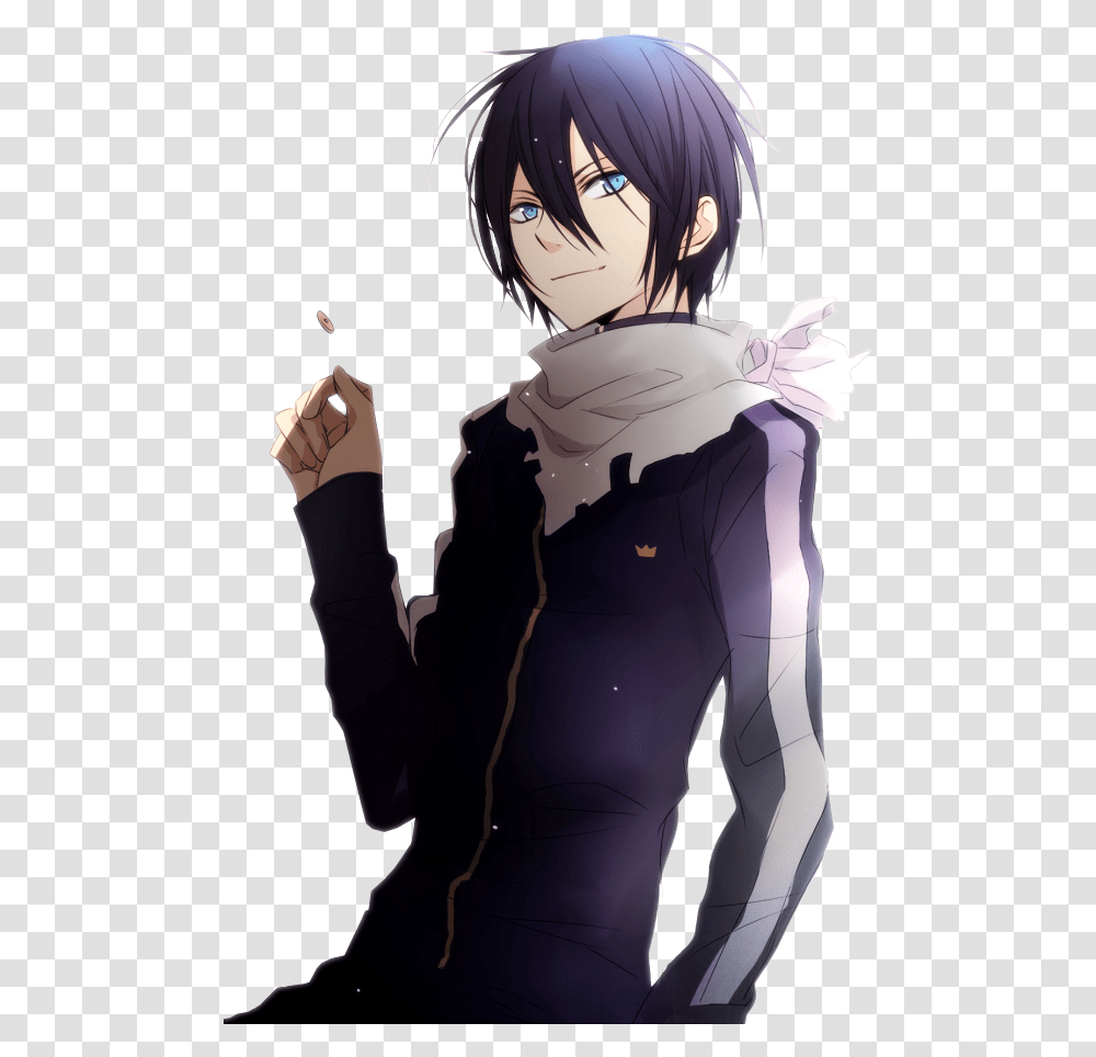 Noragami Yato Free Anime Black Haired Male, Manga, Comics, Book, Person Transparent Png