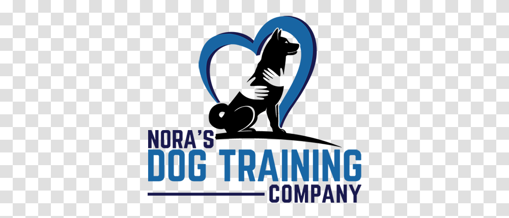 Noras Dog Training Company Logo For Dog Trainer, Poster, Advertisement, Heart, Text Transparent Png