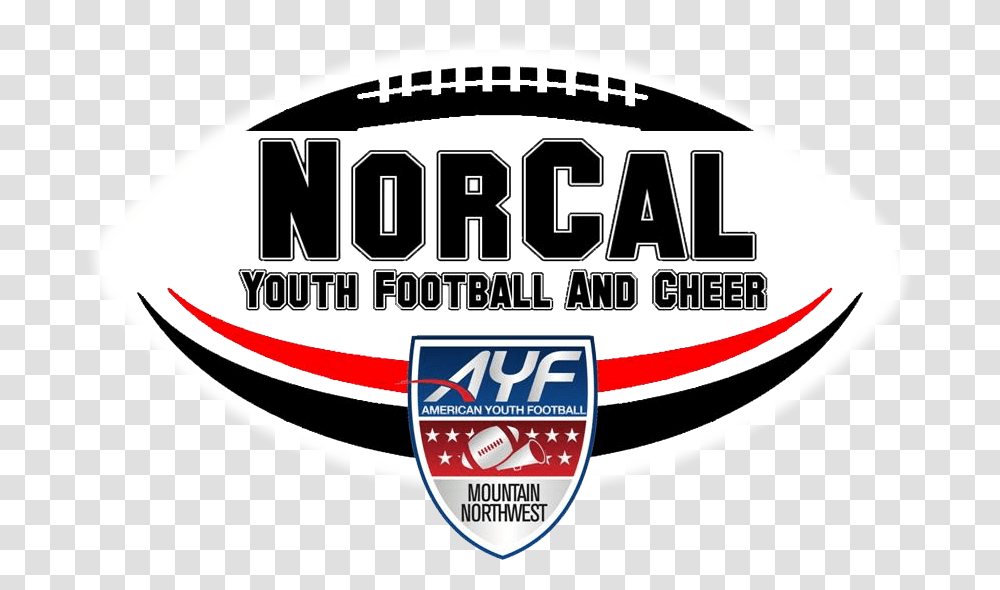 Norcal Football And Cheer Emblem, Label, Text, Logo, Symbol Transparent Png