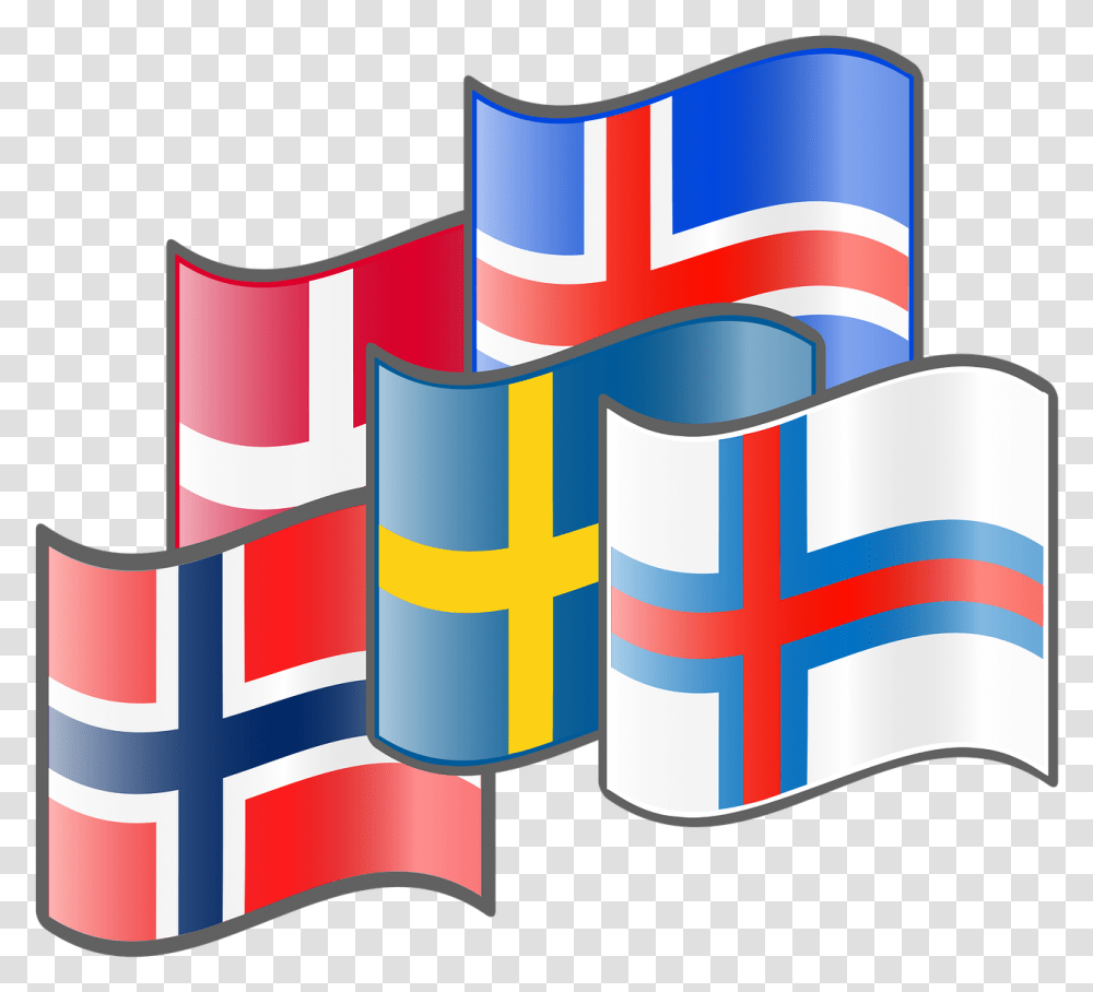 Nordic Flags Denmark Iceland Free Picture Scandinavia Flag, Dynamite, Bomb Transparent Png