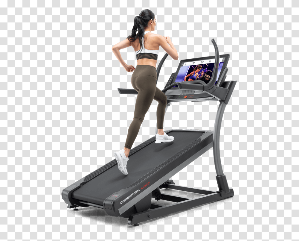 Nordictrack, Person, Screen, Electronics, Monitor Transparent Png
