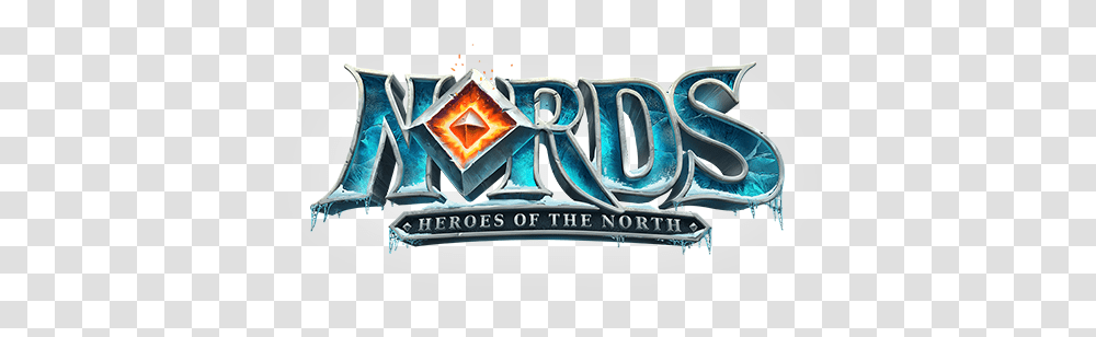 Nords Heroes Of The North Plarium Game Logo Design Nords Heroes Of The North Logo, Word, Slot, Gambling, Carnival Transparent Png