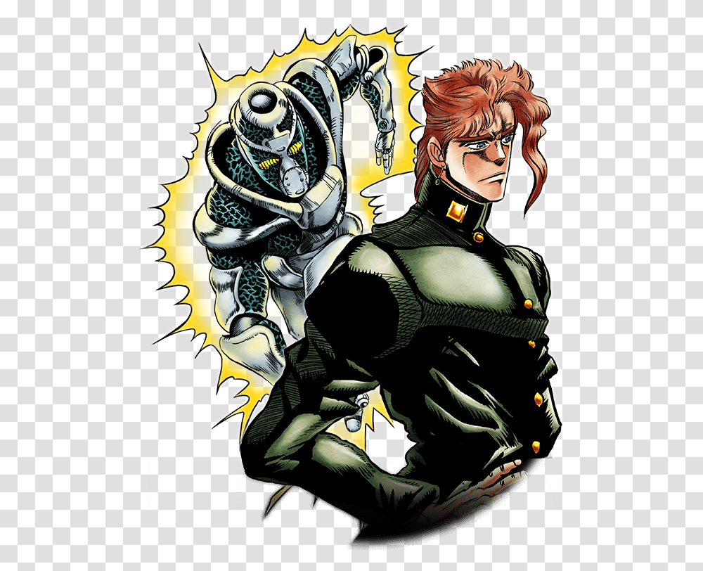 Noriaki Kakyoin Ring Cartoon, Batman, Person, Human, Poster Transparent Png