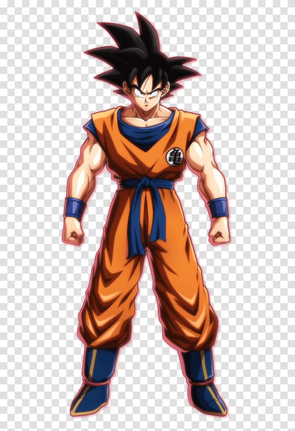 Normal But Powerful Official Renders And Icons For Base Dragon Ball Fighterz Goku, Person, Costume, Hand, Sport Transparent Png
