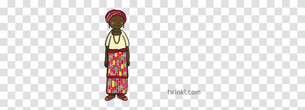 North African Nigerian Grandma Old Woman Lady Person People Clip Art, Clothing, Toy, Blanket Transparent Png