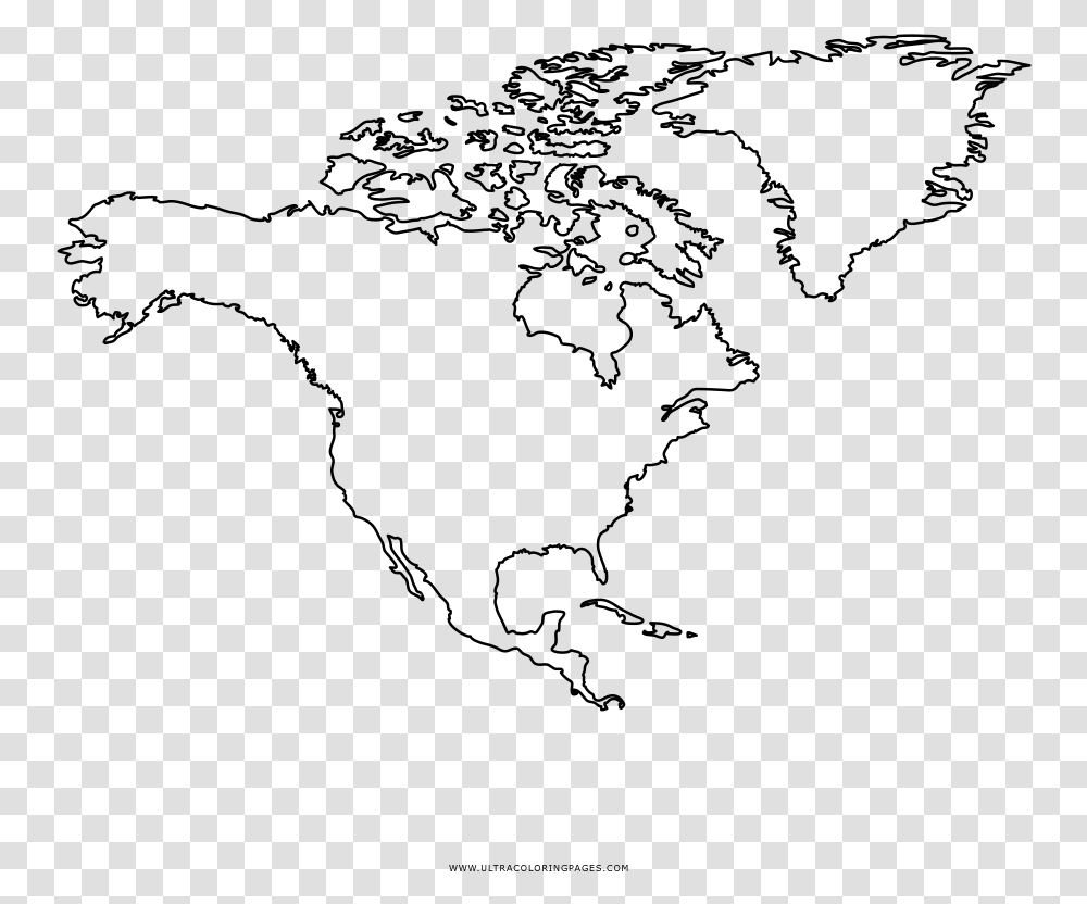 North America Coloring, Gray, World Of Warcraft Transparent Png