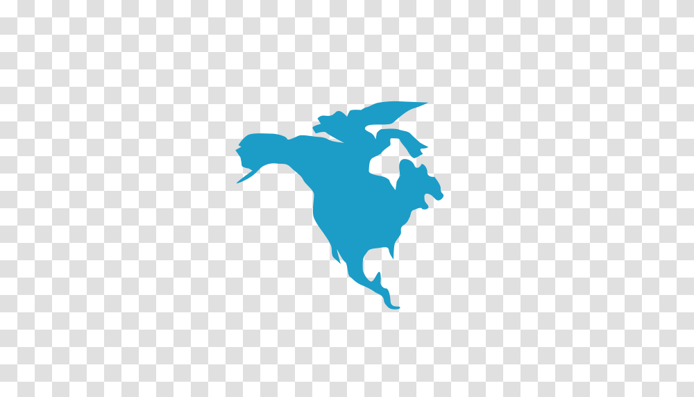 North America Map Nation Icon With And Vector Format, Logo, Animal Transparent Png