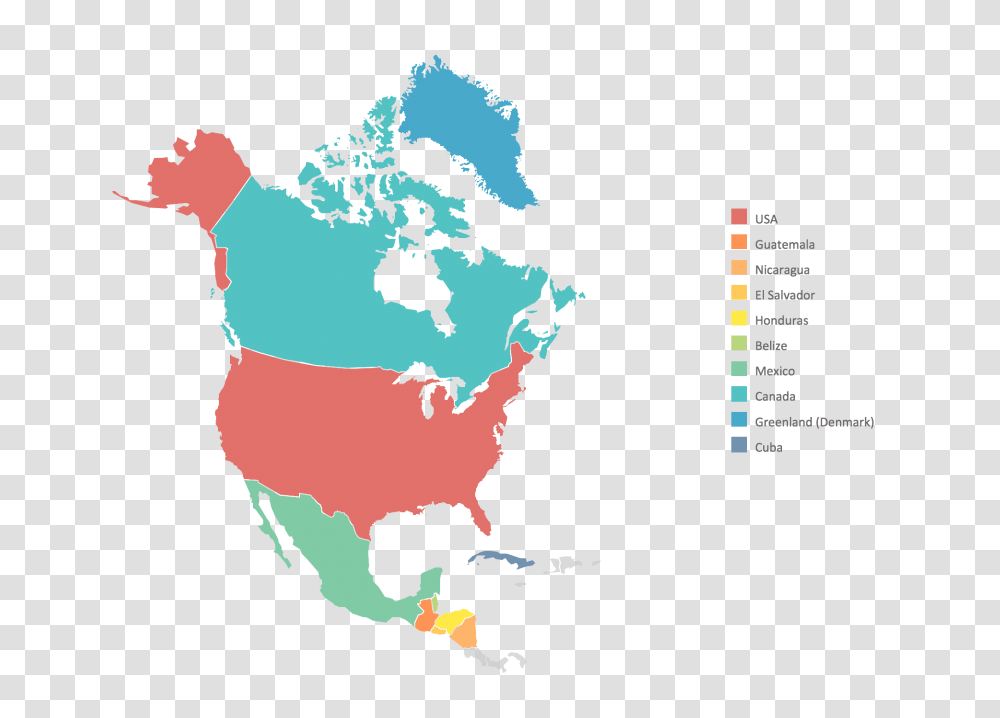North America Map, Plot, Diagram, Atlas Transparent Png