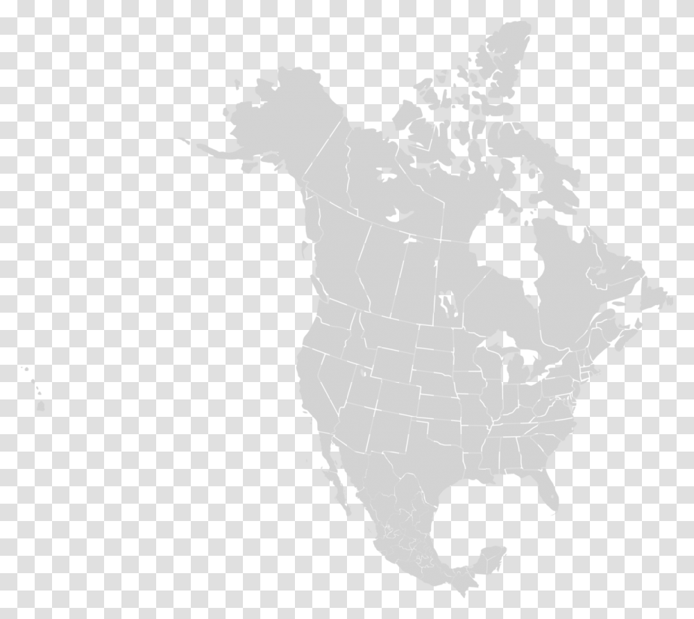 North America Map, Stencil, Drawing, Diagram Transparent Png