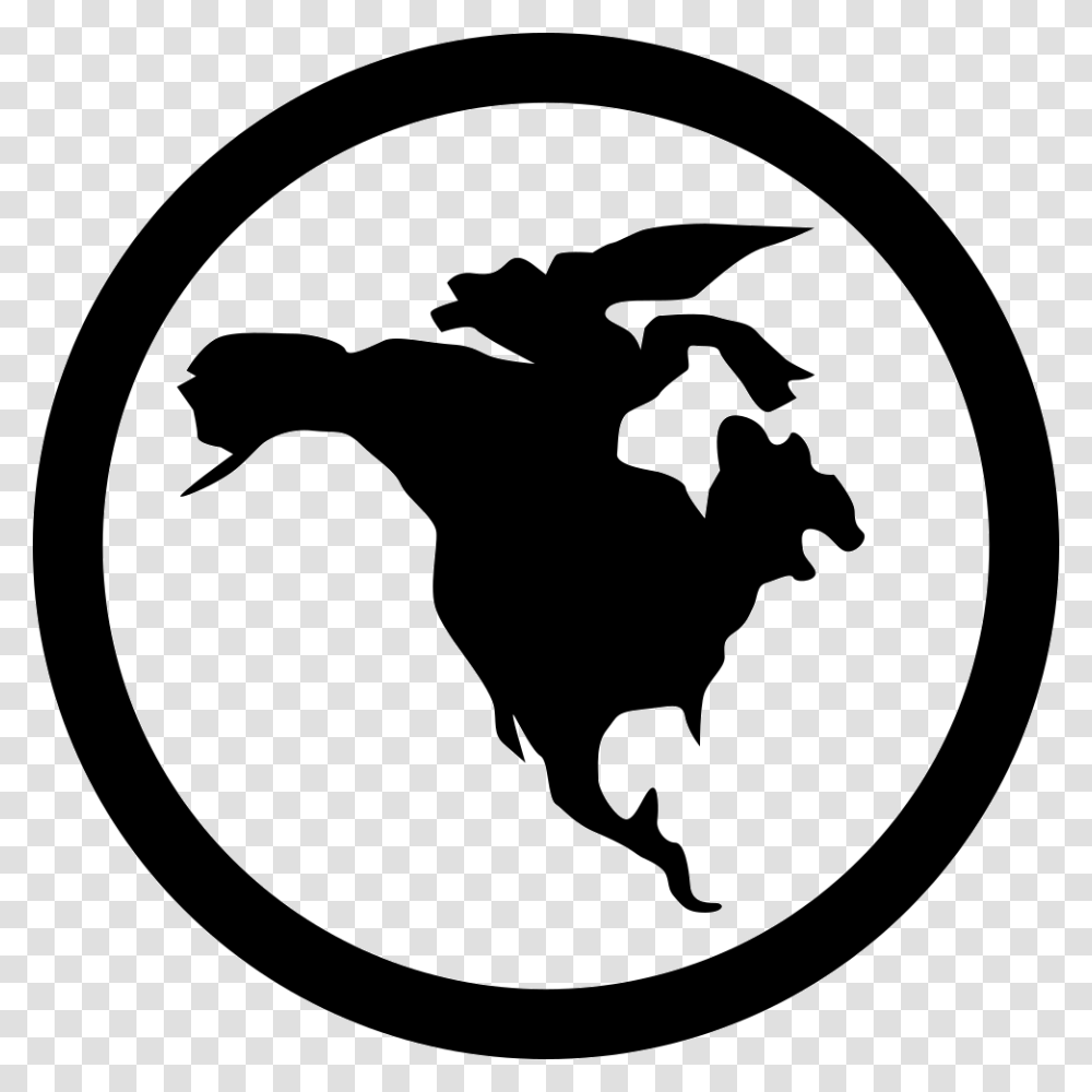 North America North America Icon, Stencil, Logo, Trademark Transparent Png