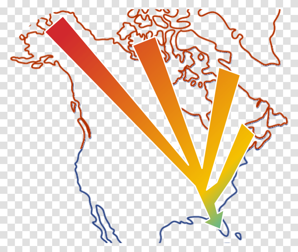 North America To Print, Bow, Paper Transparent Png